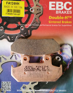 EBC Brakes Double-H Sintered Superbike Brake Pads Front - FA124HH EBC Brakes Double-H Sintered Superbike Brake Pads Front - FA124HH